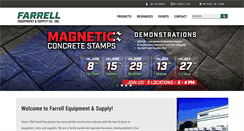 Desktop Screenshot of farrellequipment.com